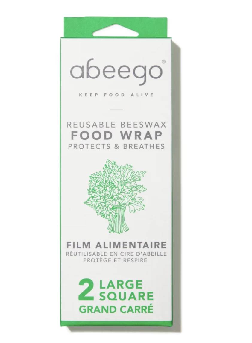 Abeego Reusable Food Wrap Set Of 2 Large 3 Abeego Reusable Food Wrap Set Of 2 Large