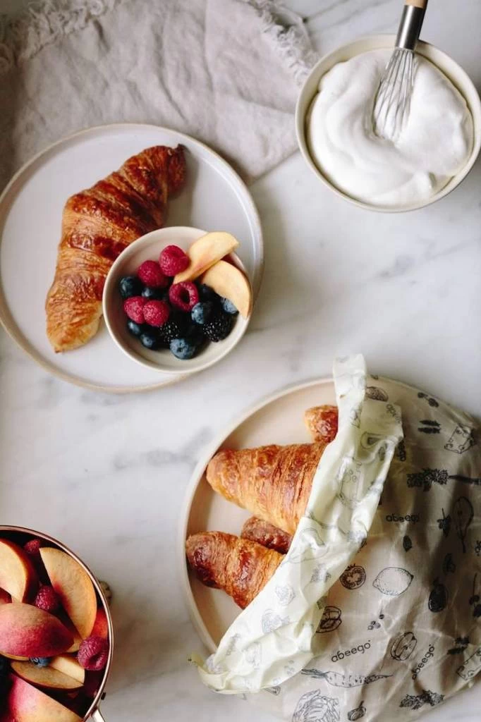 Abeego Reusable Food Wrap Set Of 3 Medium 6 Abeego Reusable Food Wrap Set Of 3 Medium - Image 4