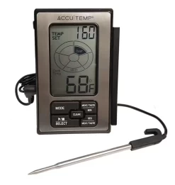 Accu-temp Wired Meat Thermometer With Stainless Steel Probe