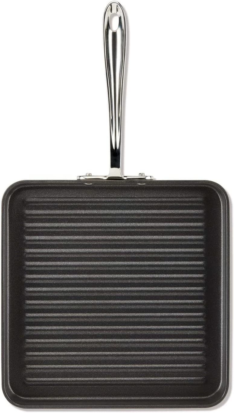 All-Clad Hard Anodized Nonstick Cookware, Square Grill, 11" 3 All-Clad Hard Anodized Nonstick Cookware, Square Grill, 11"