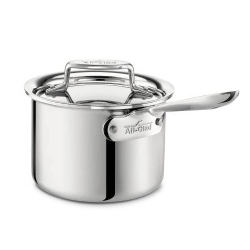 All-Clad Polished D5 2.8 L Sauce Pan With Lid 3 All-Clad Polished D5 2.8 L Sauce Pan With Lid