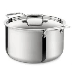 All-Clad Polished D5 7.6 L Stock Pot With Lid