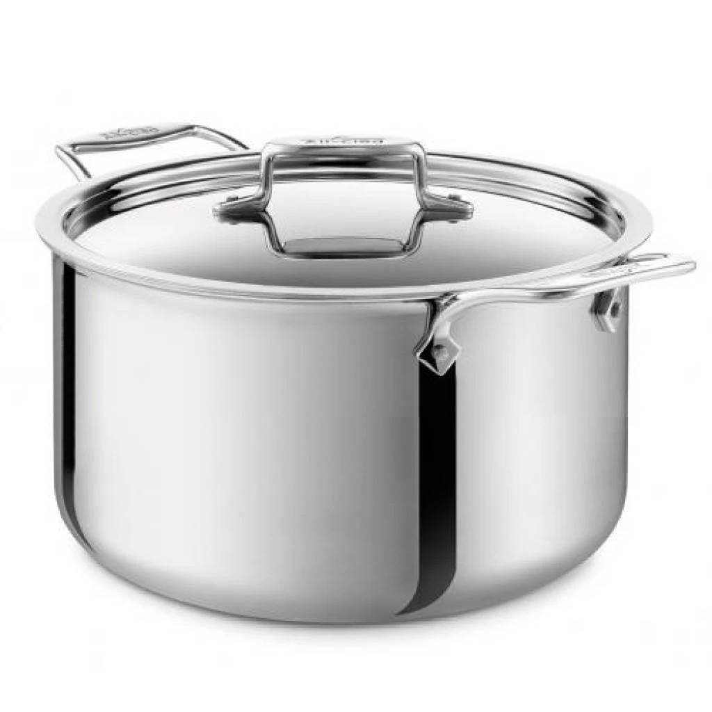 All-Clad Polished D5 7.6 L Stock Pot With Lid 3 All-Clad Polished D5 7.6 L Stock Pot With Lid