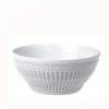 BIA ' Batik' White Serving Bowl