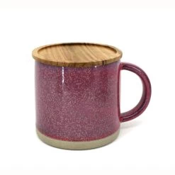 BIA Reactive Mug With Lid Mauve