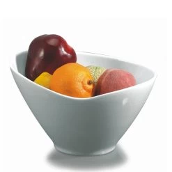 BIA White 2 L Corrugated Bowl, 24cm