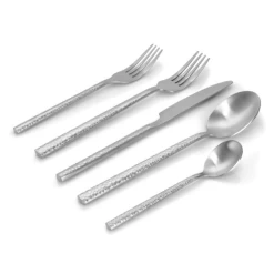 Brilliant Classic Satin Finish 18/10 Stainless Steel 20 Piece Flatware Set