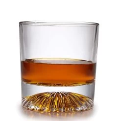 Brilliant Globe On The Rocks Pyramide Old Fashion Whiskey Glass, 250 Ml Set Of 4 -Home-Kitchen brilliant brilliant globe on the rocks pyramide ol 4