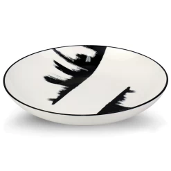 Brilliant 'Ink White Tower' Bowl 26 Cm