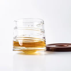 Brilliant Pirouette 'Spirale' Spinning D.O.F. Glass W/ Coaster, Set Of 2 9 Brilliant Pirouette 'Spirale' Spinning D.O.F. Glass W/ Coaster, Set Of 2 -Home-Kitchen brilliant brilliant pirouette spirale spinning dof 3