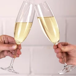 Brilliant Set Of 4 Champagne Flutes, 220 Ml "Vinum" -Home-Kitchen brilliant brilliant set of 4 champagne flutes 220 2
