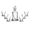 BRILLIANT Crystalite Bohemia Quadro 7 Piece Whiskey Set -Home-Kitchen brilliant crystalite bohemia quadro 7 piece whiske