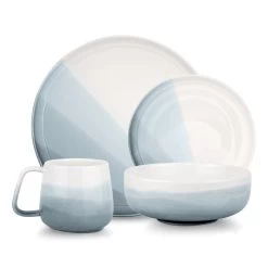 BRILLIANT Nautica 16 Piece Dinnerware Set, Service For 4
