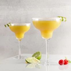 Brilliant Set Of 2 Margarita Coupe Glasses - 400 Ml -Home-Kitchen brilliant set of 2 margarita coupe glasses 400 ml 2