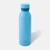 Built 18-Ounce Cascade Double Wall Stainless Steel Blue Water Bottle