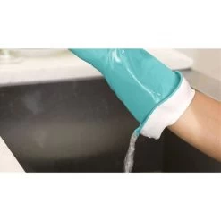 Casabella Aqua Waterblock Latex Gloves, Large 13 Casabella Aqua Waterblock Latex Gloves, Large -Home-Kitchen casabella casabella aqua waterblock latex gloves l 5