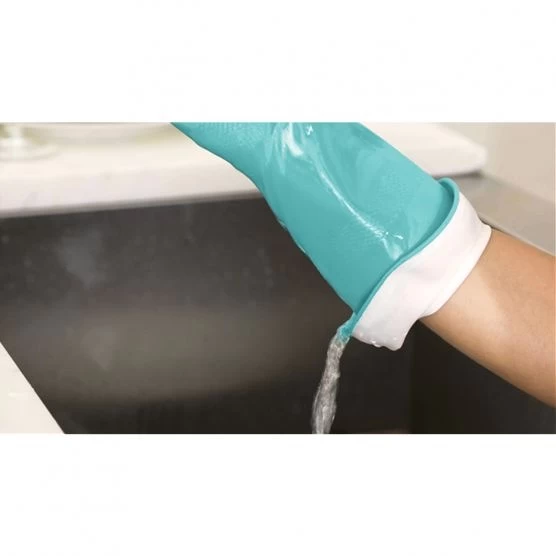 Casabella Aqua Waterblock Latex Gloves, Large 8 Casabella Aqua Waterblock Latex Gloves, Large - Image 6
