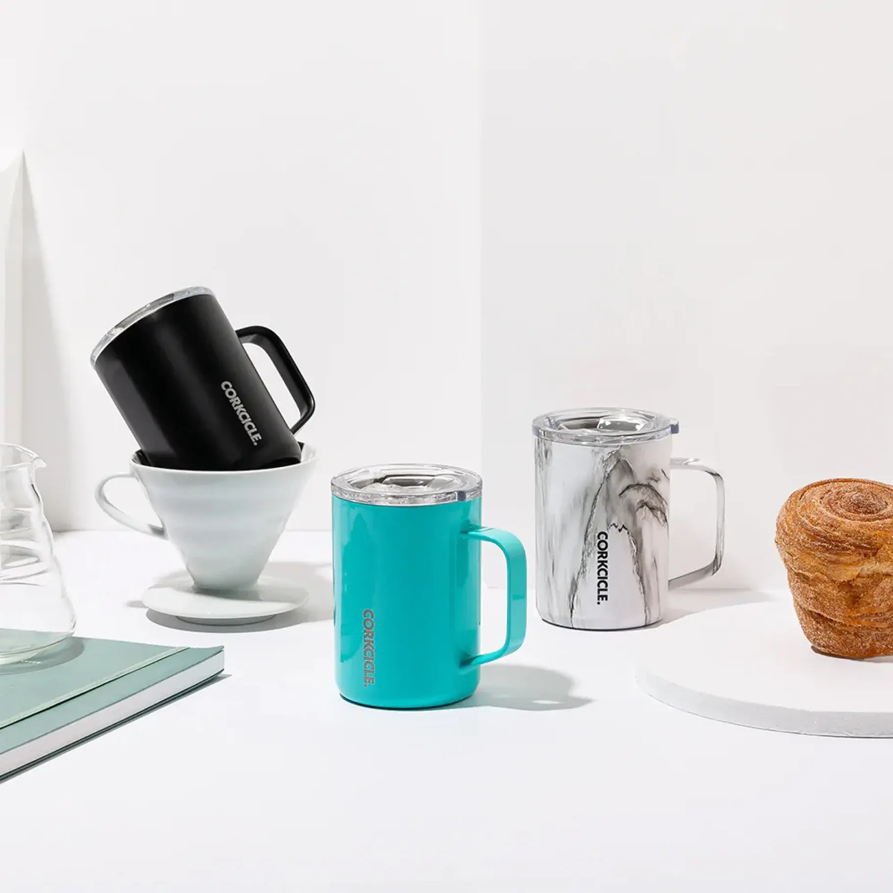 Corkcicle Travel Coffee Mug, Oat Milk 16oz 4 Corkcicle Travel Coffee Mug, Oat Milk 16oz - Image 2