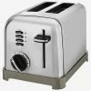 CUISINART METAL CLASSIC 2-SLICE TOASTER -Home-Kitchen cuisinart cuisinart metal classic 2 slice toaster