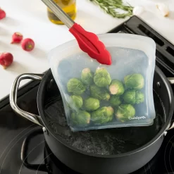 Cuisipro Reusable Transparent Silicone Bag, 2L -Home-Kitchen cuisipro cuisipro reusable transparent silicone ba 7