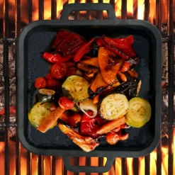 BBQ Devil Cast Iron Skillet With Removable Handle