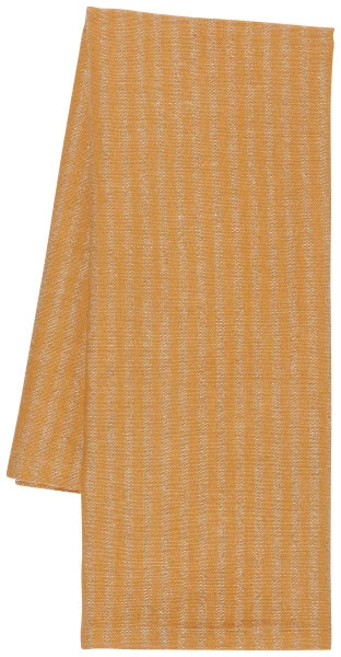 Danica Heirloom Ochre Stripe Linen And Cotton Dishtowel 4 Danica Heirloom Ochre Stripe Linen And Cotton Dishtowel - Image 2