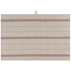 Danica Heirloom "Stripe Wine" 100% Linen Dishtowel