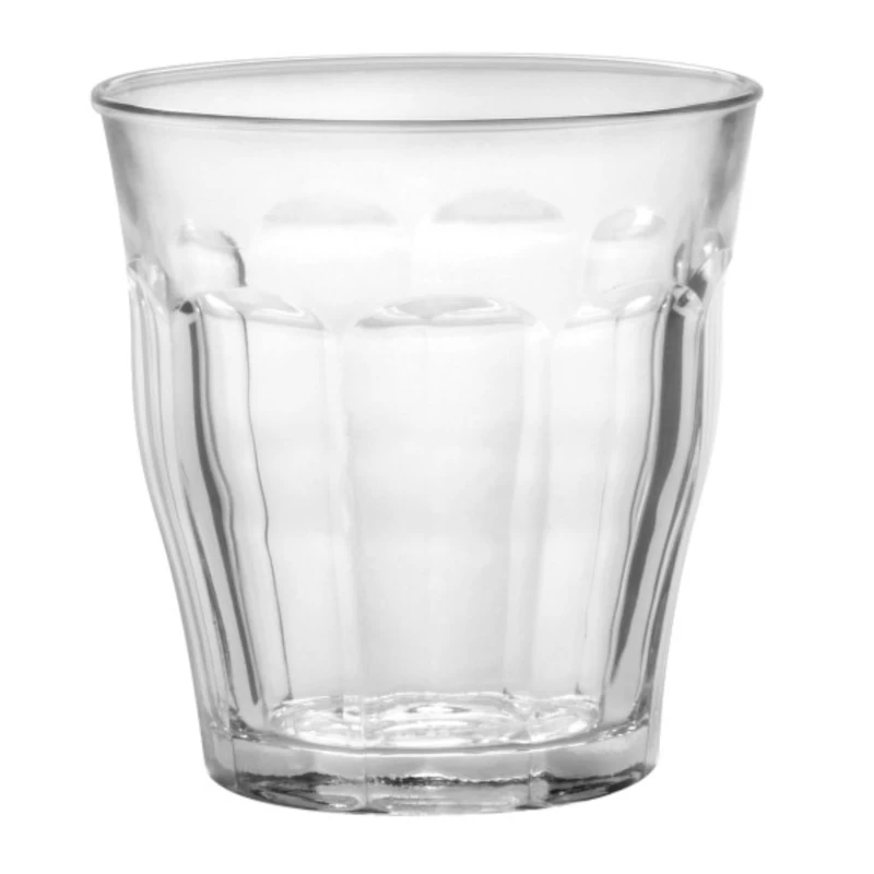 Duralex Set Of 6 Picardie Clear Glass Tumbler - 160 Ml 4 Duralex Set Of 6 Picardie Clear Glass Tumbler - 160 Ml - Image 2
