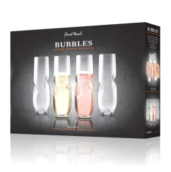 Final Touch 'Bubbles' Champagne Stemless Glasses 300ml, Set Of 4 9 Final Touch 'Bubbles' Champagne Stemless Glasses 300ml, Set Of 4 -Home-Kitchen final touch final touch bubbles champagne stemless 3
