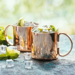 Final Touch Copper/Stainless Steel Moscow Mule Mug 473ml -Home-Kitchen final touch final touch copper stainless steel mos 2