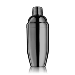 Final Touch Double-Wall Stainless Steel Cocktail Shaker - Black Chrome -Home-Kitchen final touch final touch double wall stainless stee 3