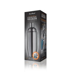 Final Touch Double-Wall Stainless Steel Cocktail Shaker - Black Chrome -Home-Kitchen final touch final touch double wall stainless stee 4