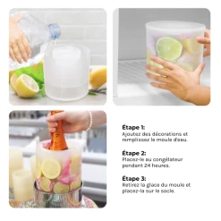 Final Touch Stainless Steel Ice Bottle Chiller 12 Final Touch Stainless Steel Ice Bottle Chiller -Home-Kitchen final touch final touch stainless steel ice bottle 4