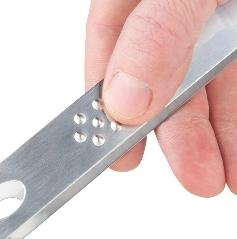 Final Touch Stainless Steel Tongs, Set Of 2 4 Final Touch Stainless Steel Tongs, Set Of 2 - Image 2