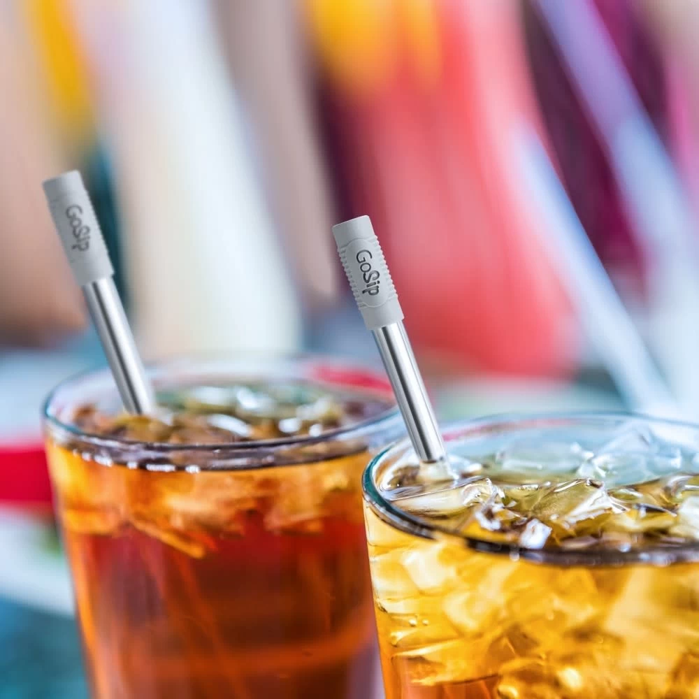 Final Touch GoSip Multi-Use Straws, Blue 5 Final Touch GoSip Multi-Use Straws, Blue - Image 3