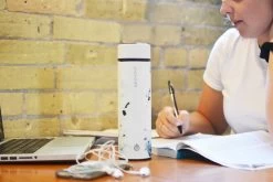 Grosche "Chicago" White Marble Tea Infuser Travel Mug -Home-Kitchen grosche grosche chicago white marble tea infuser t 3