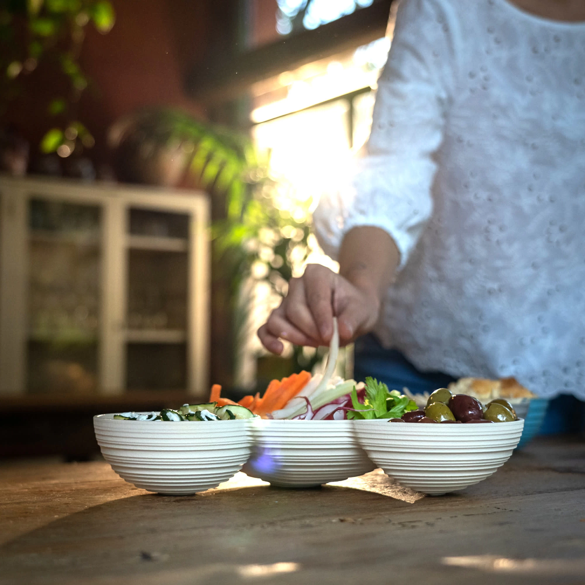 Guzzini HORS D'OEUVRES DISH 'TIERRA', Taupe 6 Guzzini HORS D'OEUVRES DISH 'TIERRA', Taupe - Image 4