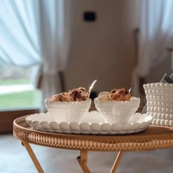 Guzzini Medium Serving Tray Milk White - 32 Cm -Home-Kitchen guzzini guzzini medium serving tray milk white 32 2