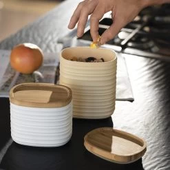 Guzzini Set Of 3 "Tierra" Storage Boxes 500ml -Home-Kitchen guzzini guzzini set of 3 tierra storage boxes 500m 2