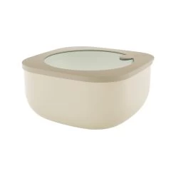 Guzzini STORE&MORE - Shallow Airtight Fridge/freezer/microwave Containers, L, Clay