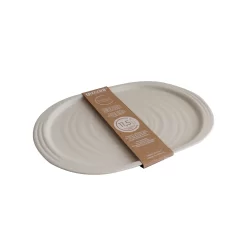 Guzzini "Tierra" 15" Serving Tray, Milk White -Home-Kitchen guzzini guzzini tierra 15 serving tray milk white 3