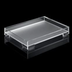 Guzzini Transparent "Essence" Tray - Large -Home-Kitchen guzzini guzzini transparent essence tray large 1