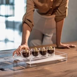 Guzzini Transparent "Essence" Tray - Large -Home-Kitchen guzzini guzzini transparent essence tray large 5