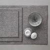 Harman ''Well Kept'' Heathered Drying Mats Grey Set Of 3 -Home-Kitchen harman harman well kept heathered drying mats grey