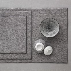 Harman ''Well Kept'' Heathered Drying Mats Grey Set Of 3