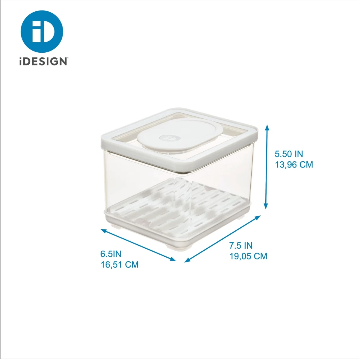 IDesign ID Fresh Small Rectangle Produce Storage Bowl 7 IDesign ID Fresh Small Rectangle Produce Storage Bowl - Image 5