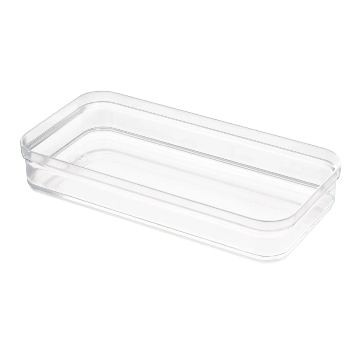 Interdesign Crisp Plastic Stackable Drawer Organizer Bin 6 X 12 X 2'' 4 Interdesign Crisp Plastic Stackable Drawer Organizer Bin 6 X 12 X 2'' - Image 2