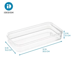 Interdesign Crisp Plastic Stackable Drawer Organizer Bin 6 X 12 X 2'' 8 Interdesign Crisp Plastic Stackable Drawer Organizer Bin 6 X 12 X 2'' -Home-Kitchen interdesign crisp plastic stackable drawer organiz 2