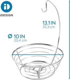 InterDesign Axis Fruit Tree Bowl With Banana Hanger -Home-Kitchen interdesign interdesign axis fruit tree bowl with 2