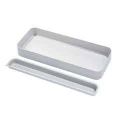 Interdesign ECO Plastic Kitchen Drawer Organizer Bin With Removable Tray -Home-Kitchen interdesign interdesign eco plastic kitchen drawer 2